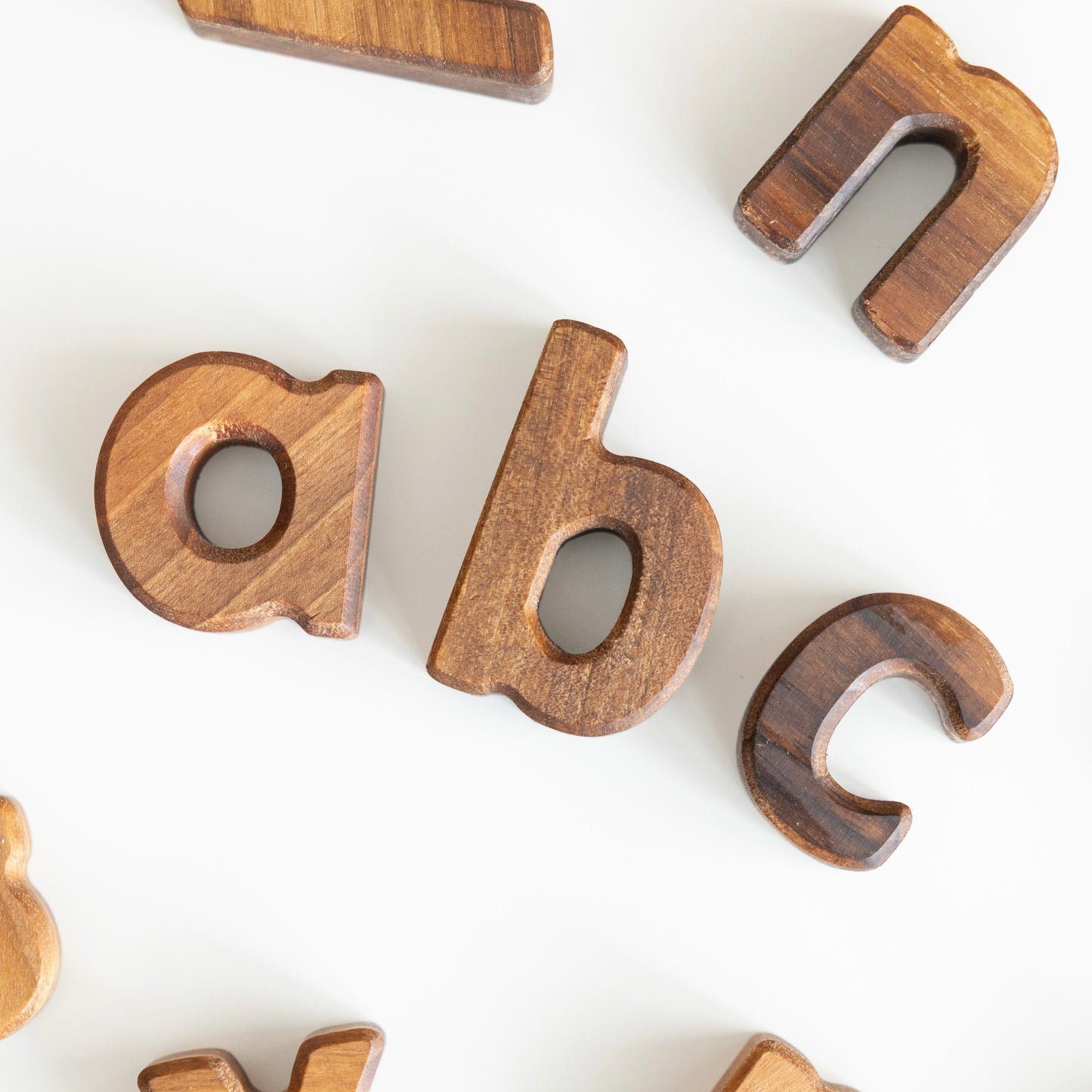 Wooden Alphabet Letters - Lowercase