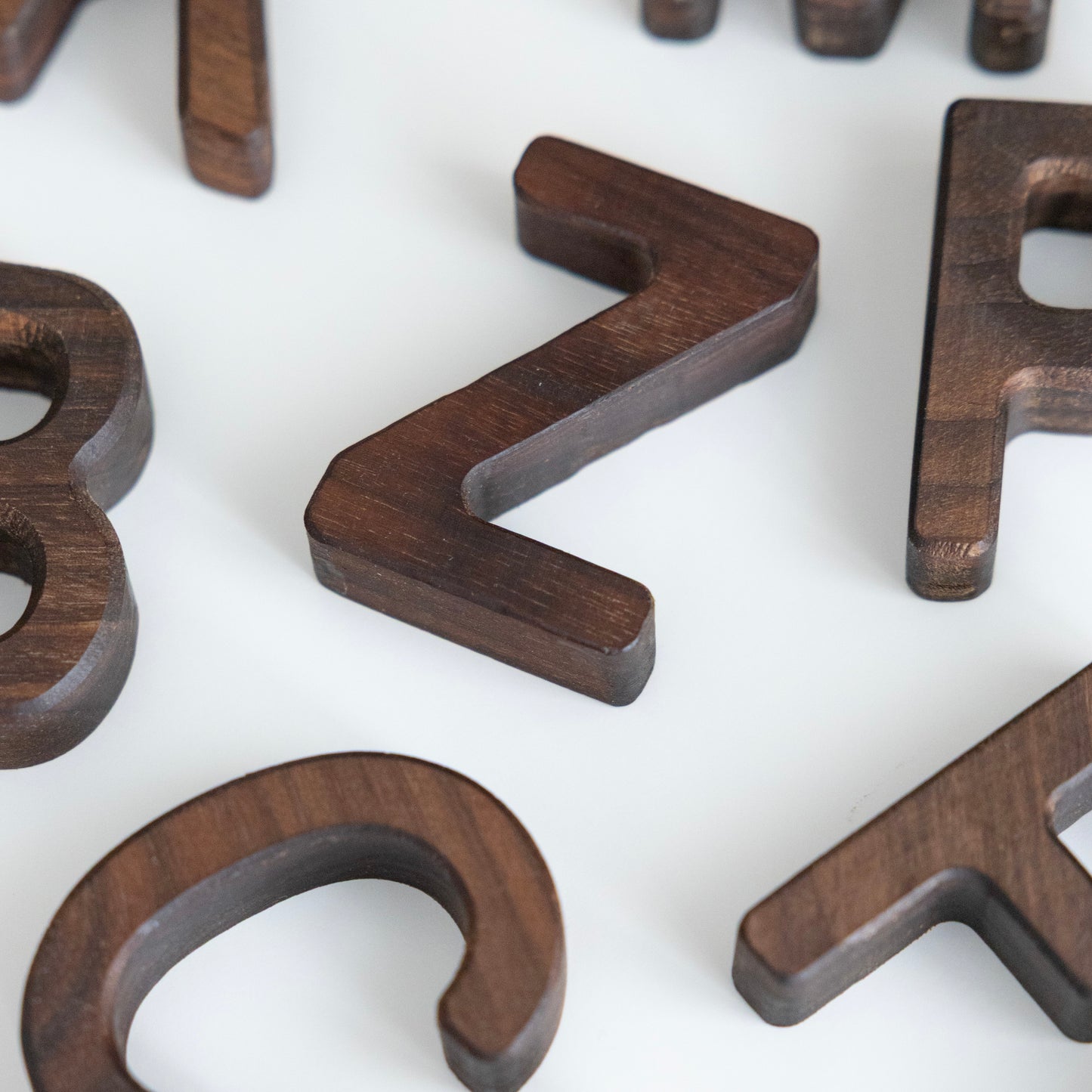 Wooden Alphabet Letters - Lowercase