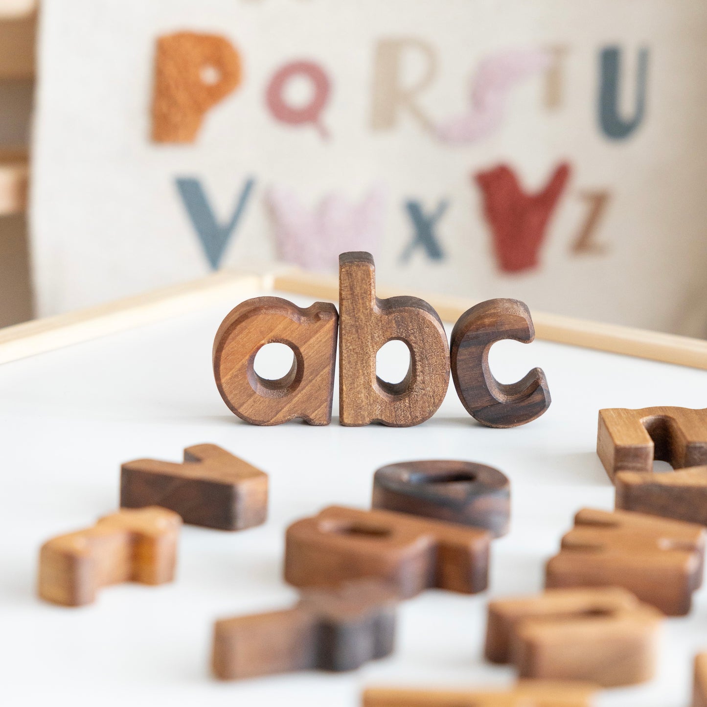 Wooden Alphabet Letters - Lowercase