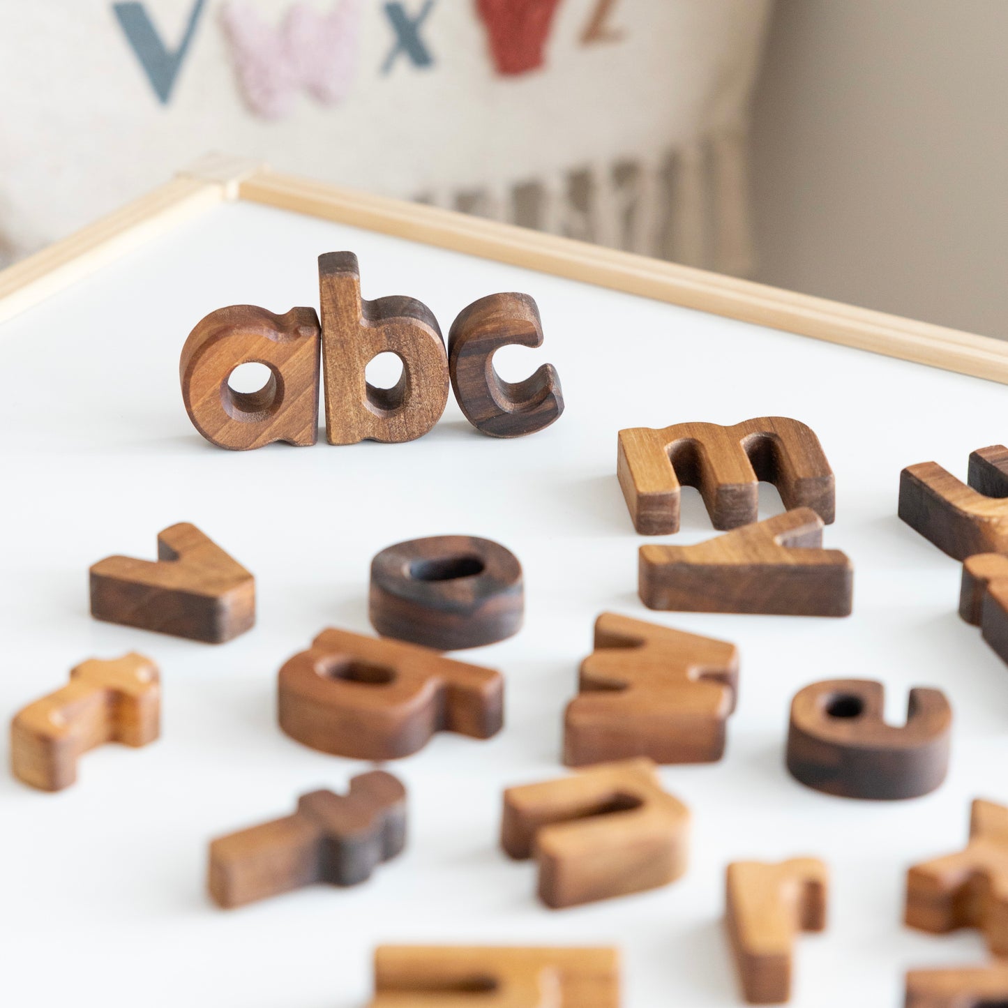Wooden Alphabet Letters - Lowercase
