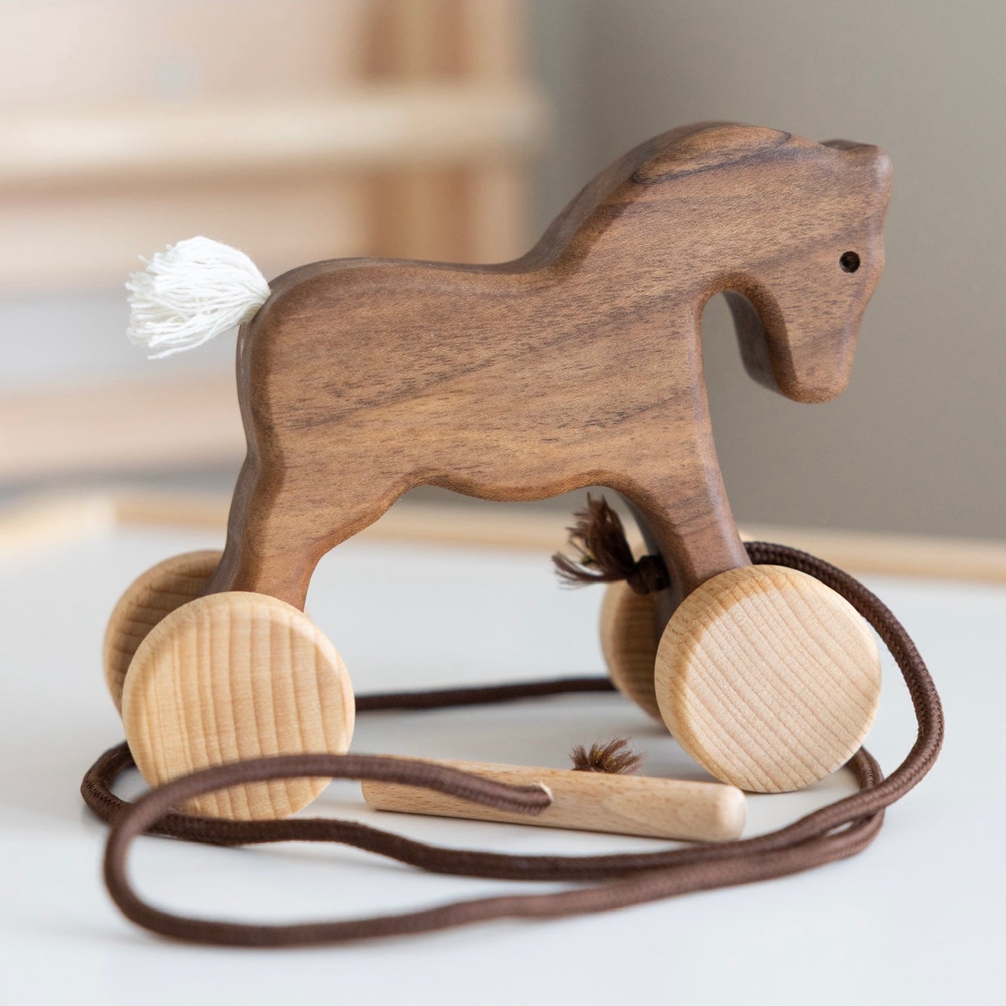 Wooden Pull Along Giraffe