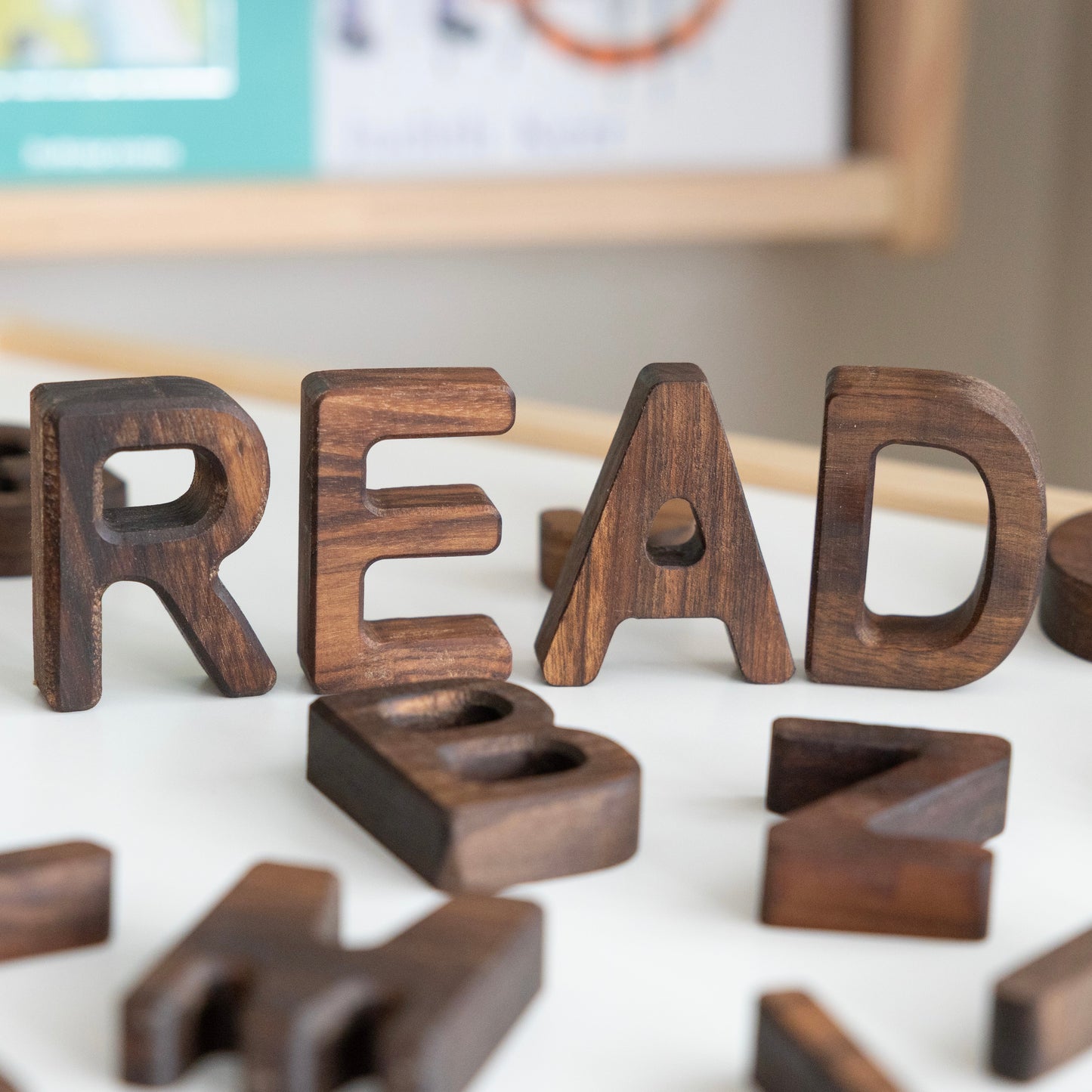 Wooden Alphabet Letters - Lowercase