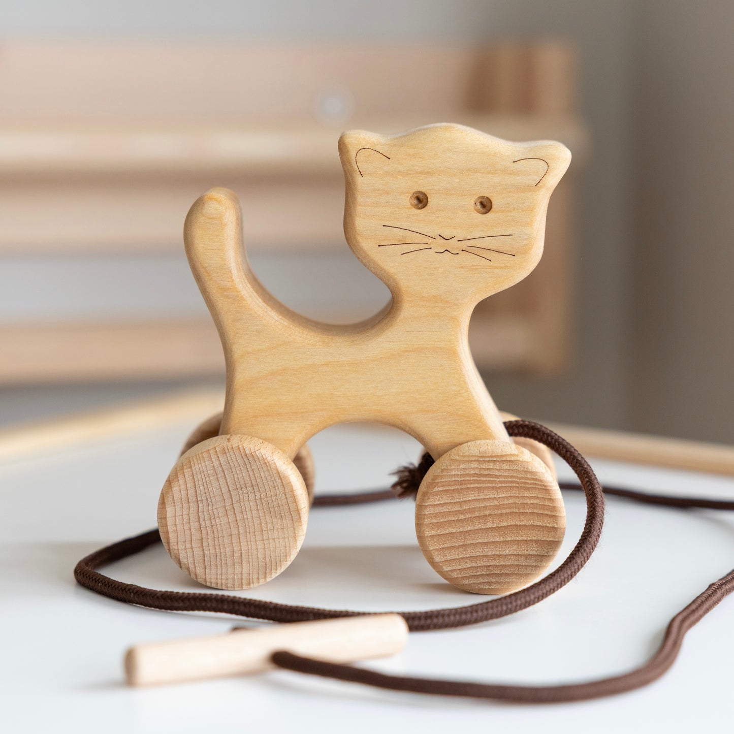 Wooden Pull Along Bunny