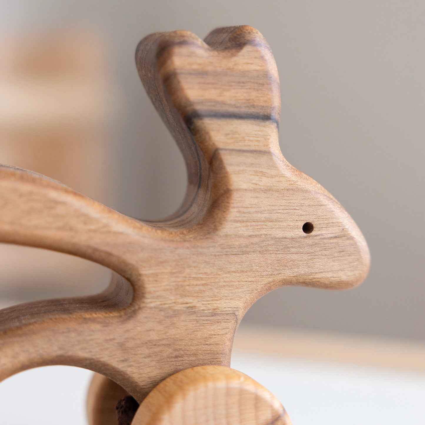 Wooden Pull Along Bunny