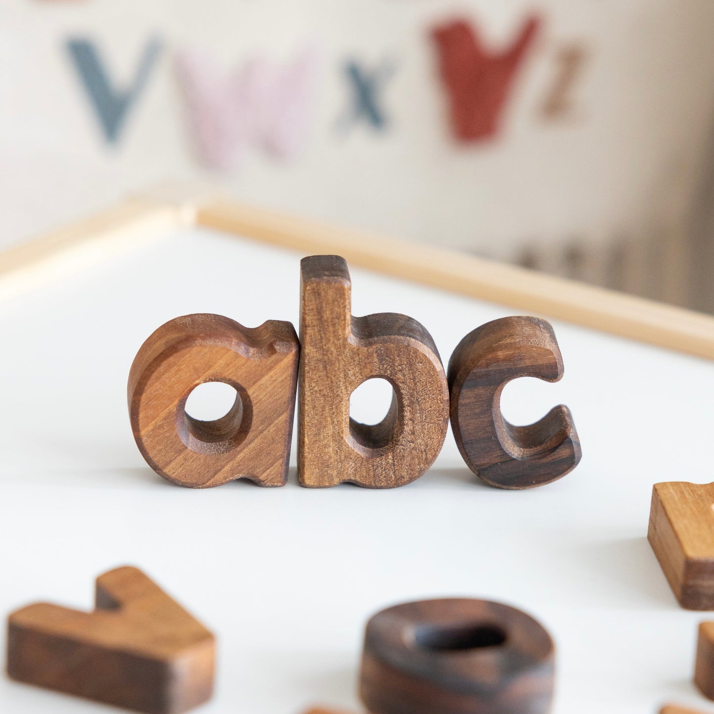 Wooden Alphabet Letters - Lowercase