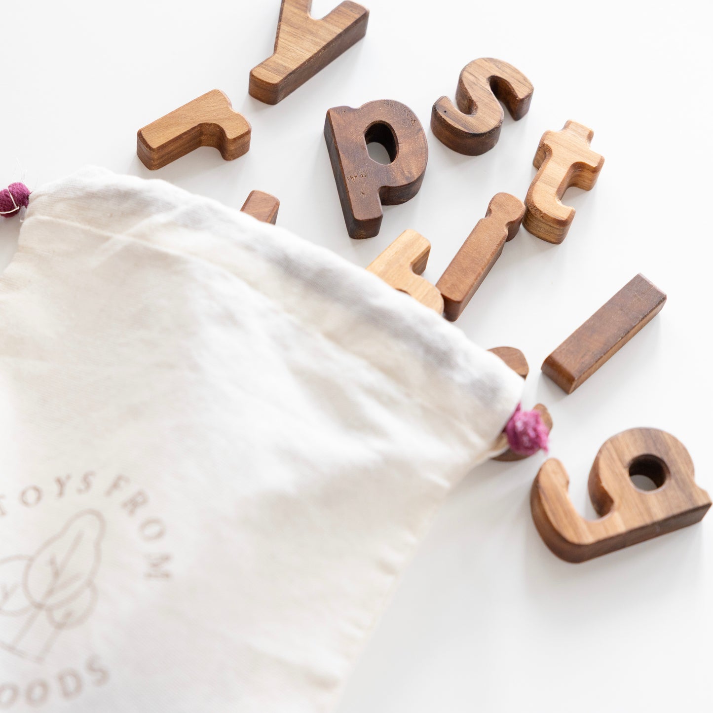 Wooden Alphabet Letters - Lowercase