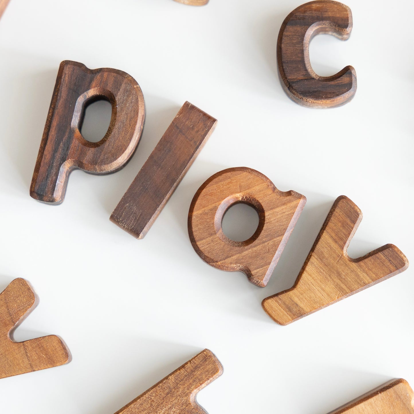 Wooden Alphabet Letters - Lowercase