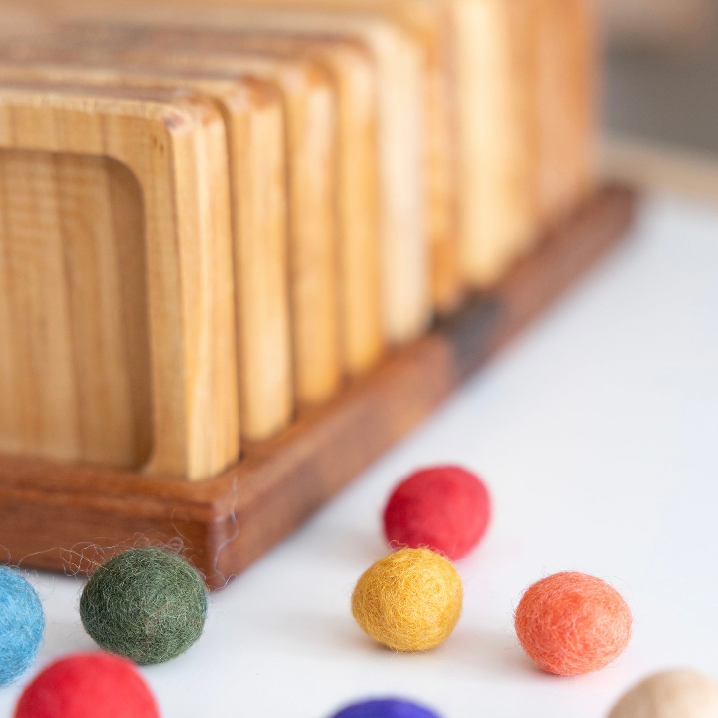 Number Wooden Counting Boards, Maths Number Trays - Equal Size