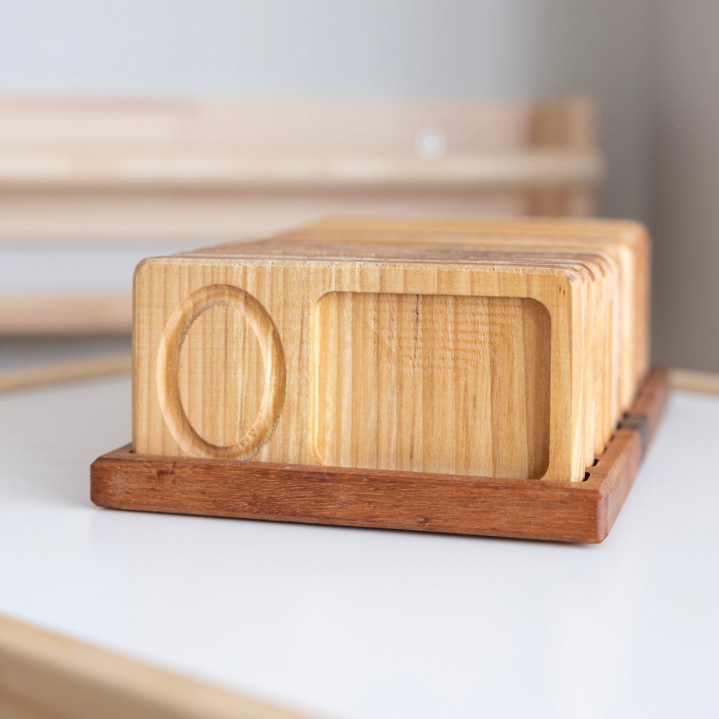 Number Wooden Counting Boards, Maths Number Trays - Equal Size