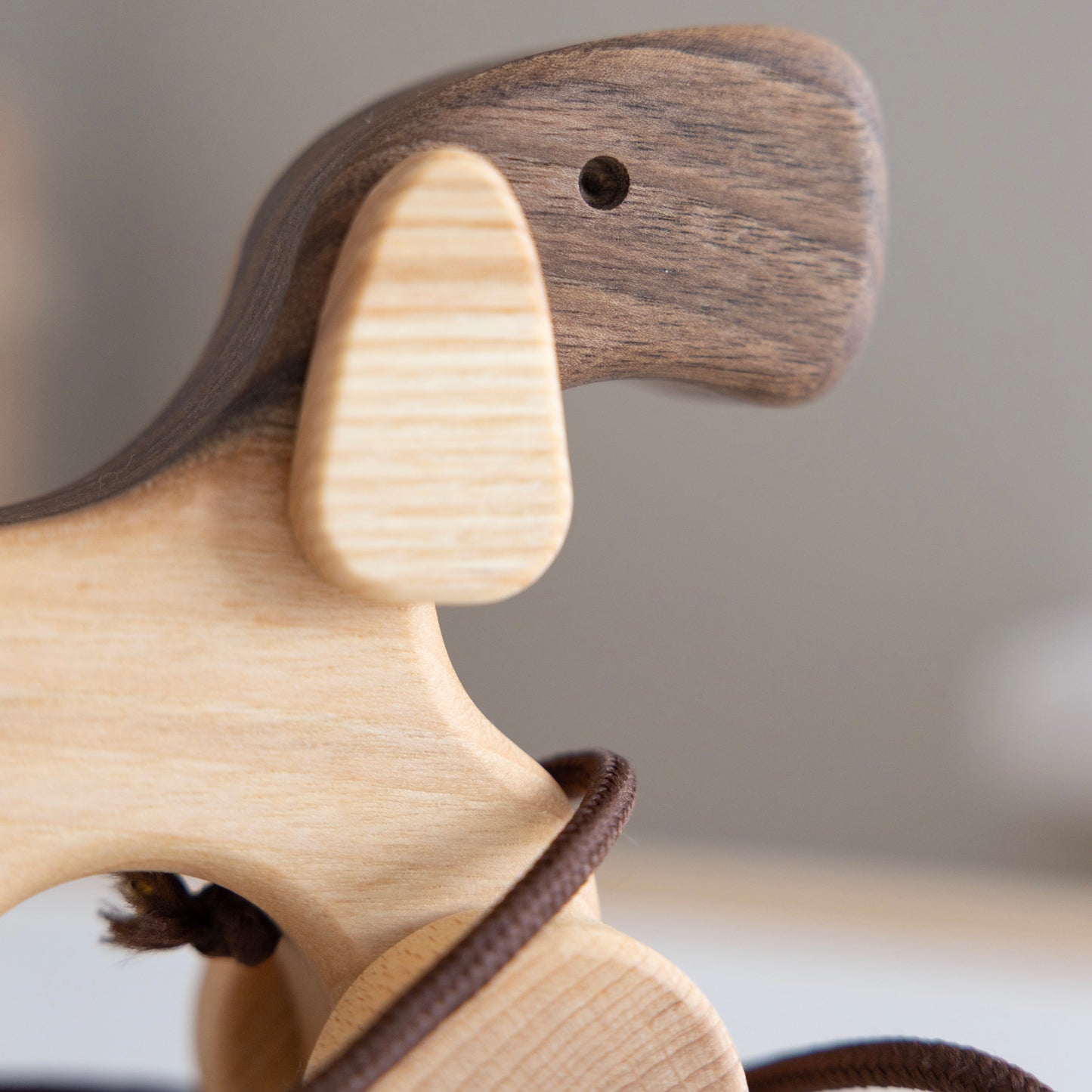 Wooden Pull Along Bunny