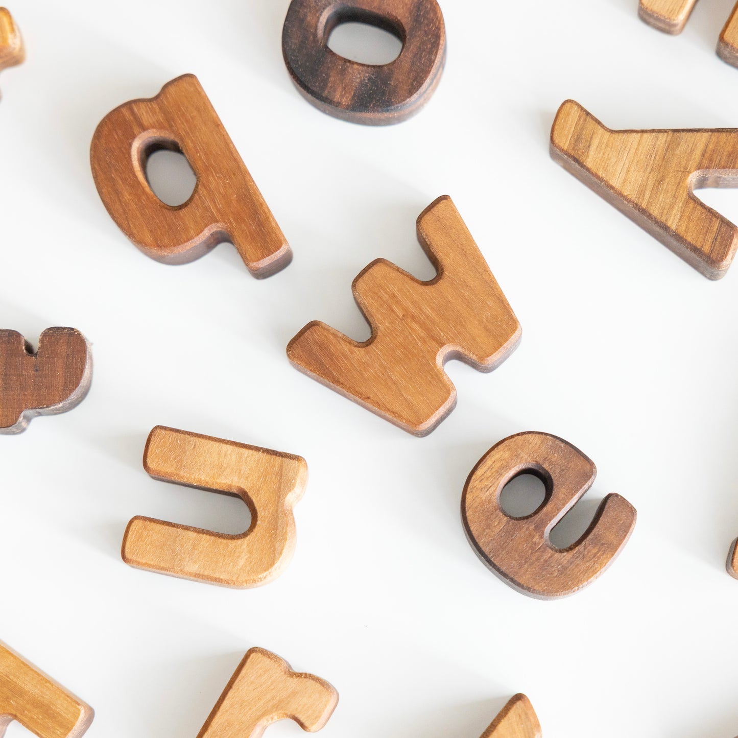 Wooden Alphabet Letters - Lowercase