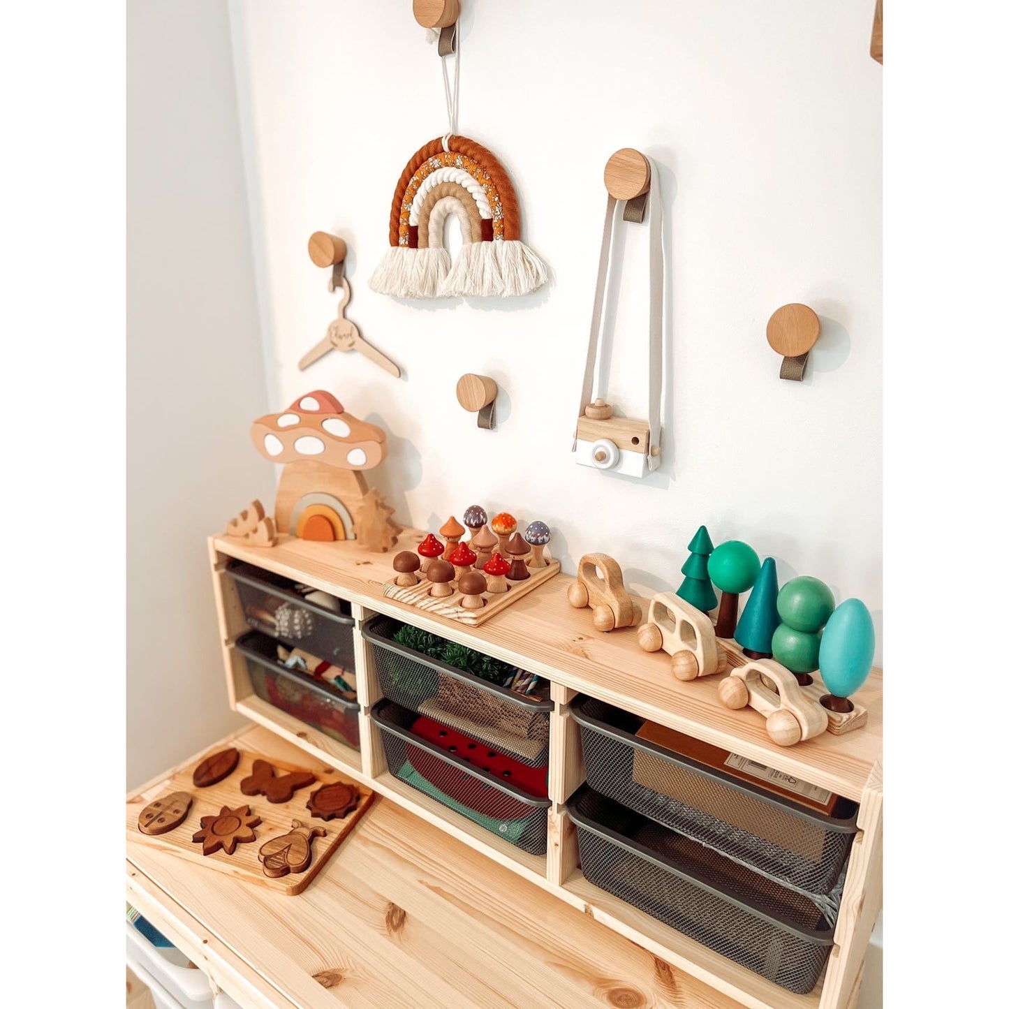 Mushroom House Stacker Puzzle