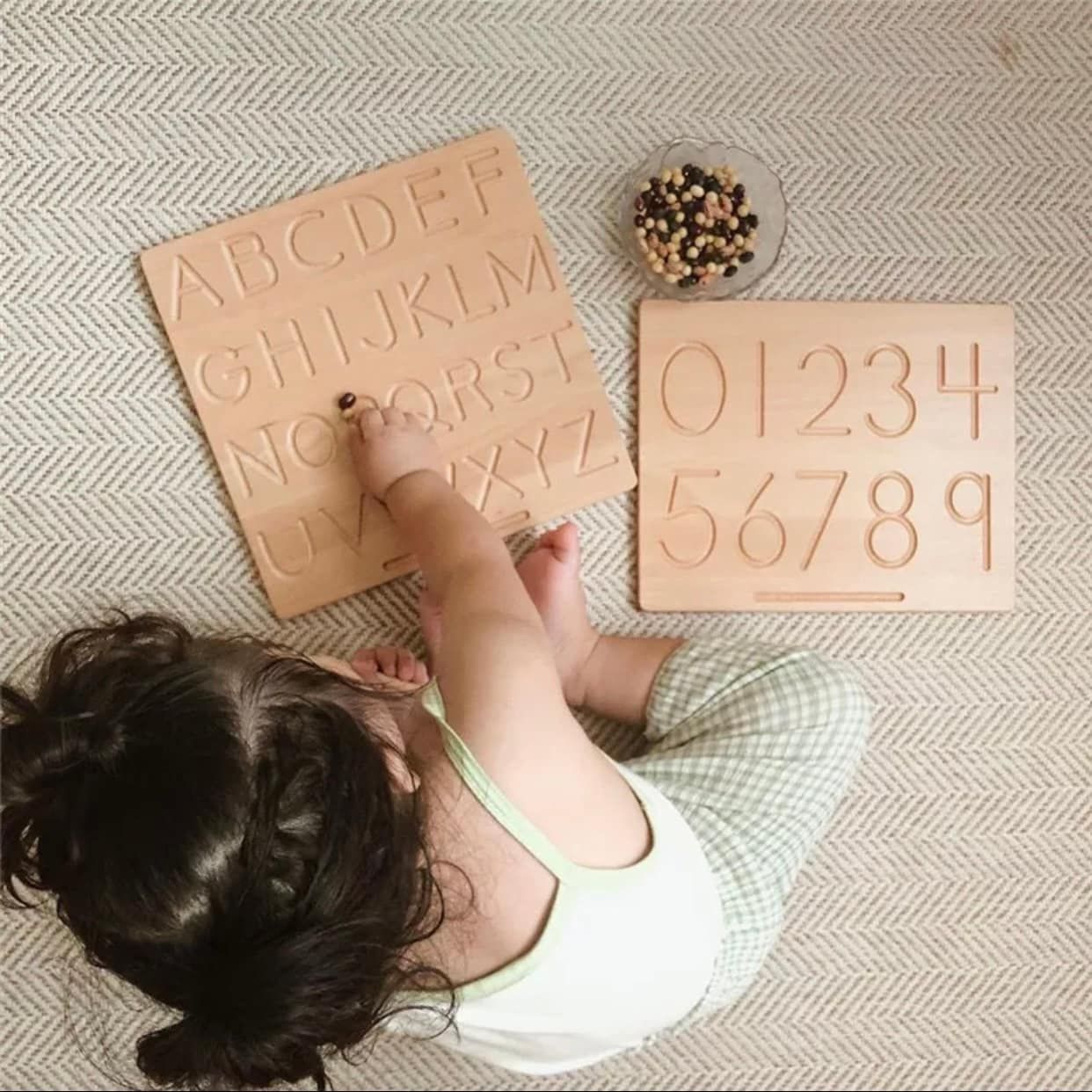 Wooden Alphabet Tracing Board