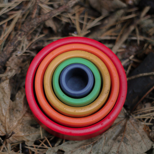 Baby Stacking Bowls, Wooden Stacking / Nesting Cups