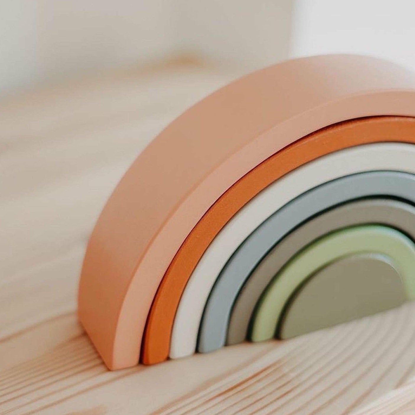 Earth Colours Stacking Rainbow Arch
