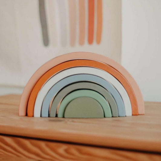 Earth Colours Stacking Rainbow Arch