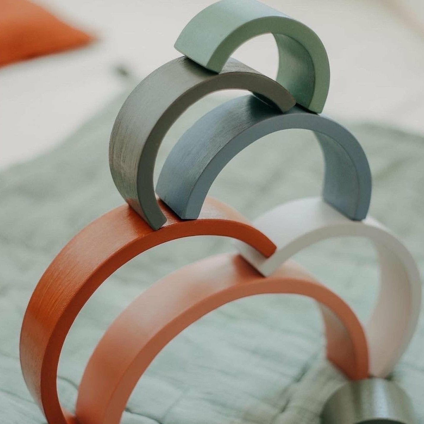 Earth Colours Stacking Rainbow Arch