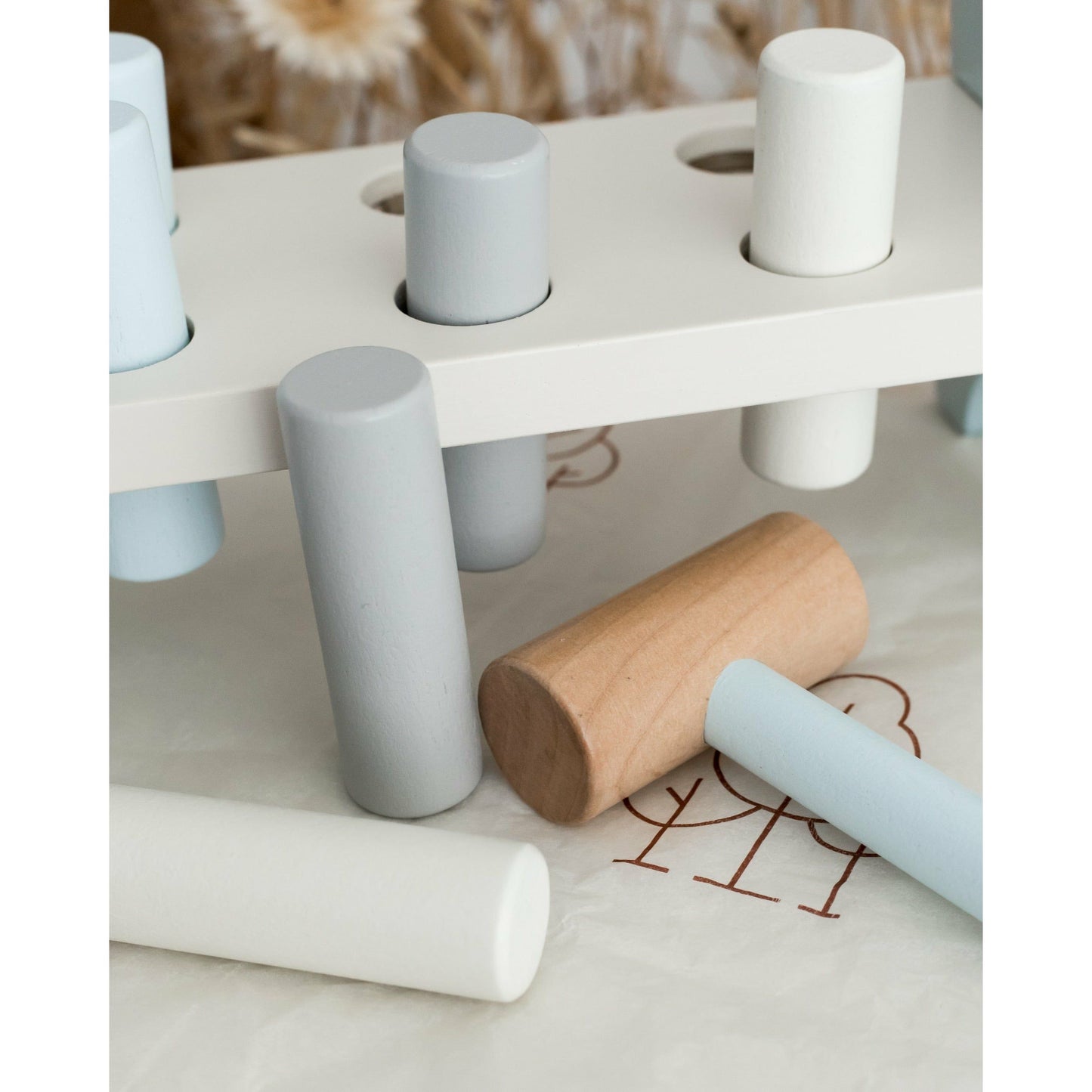 Blue Peg Hammer Bench
