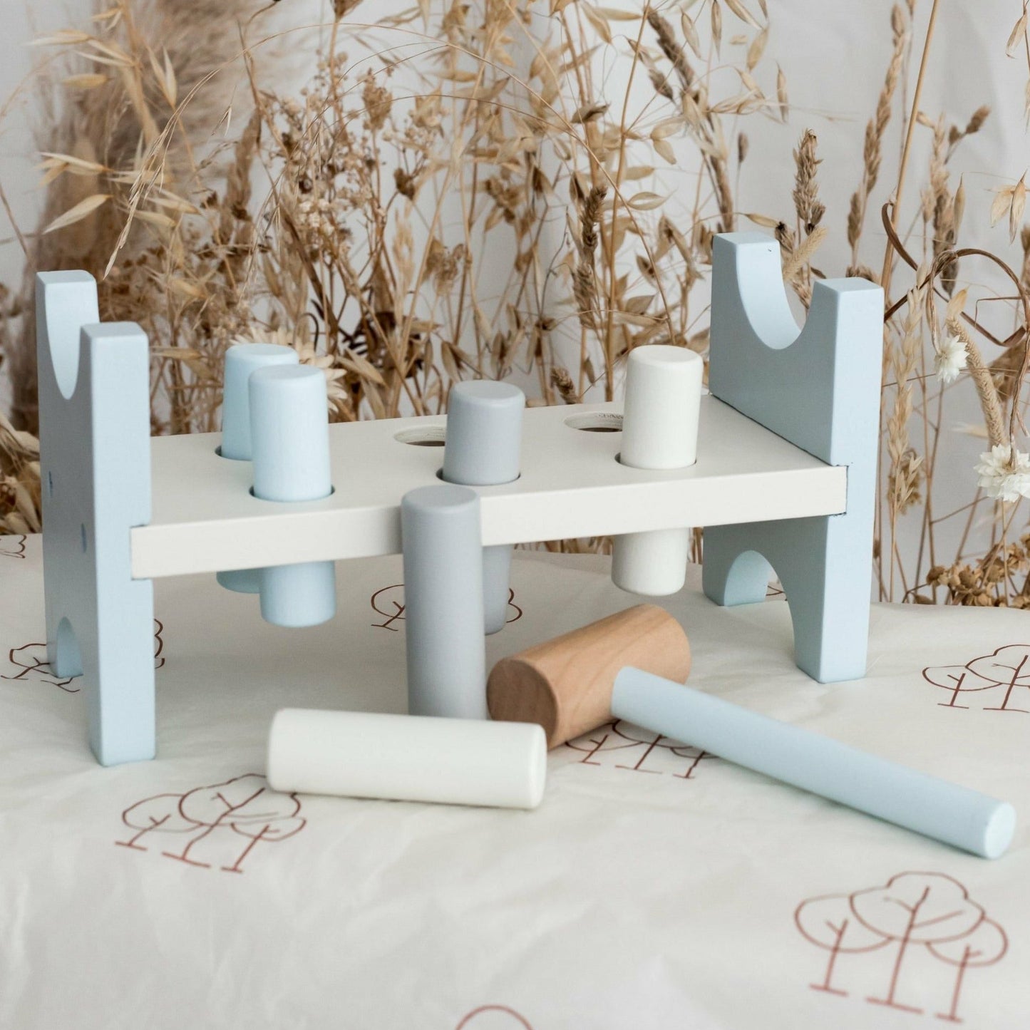 Blue Peg Hammer Bench
