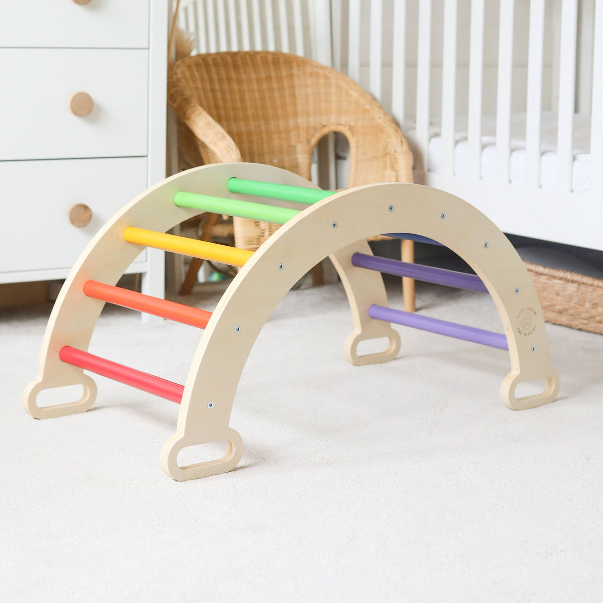 Wooden Rocker and Climbing Arch