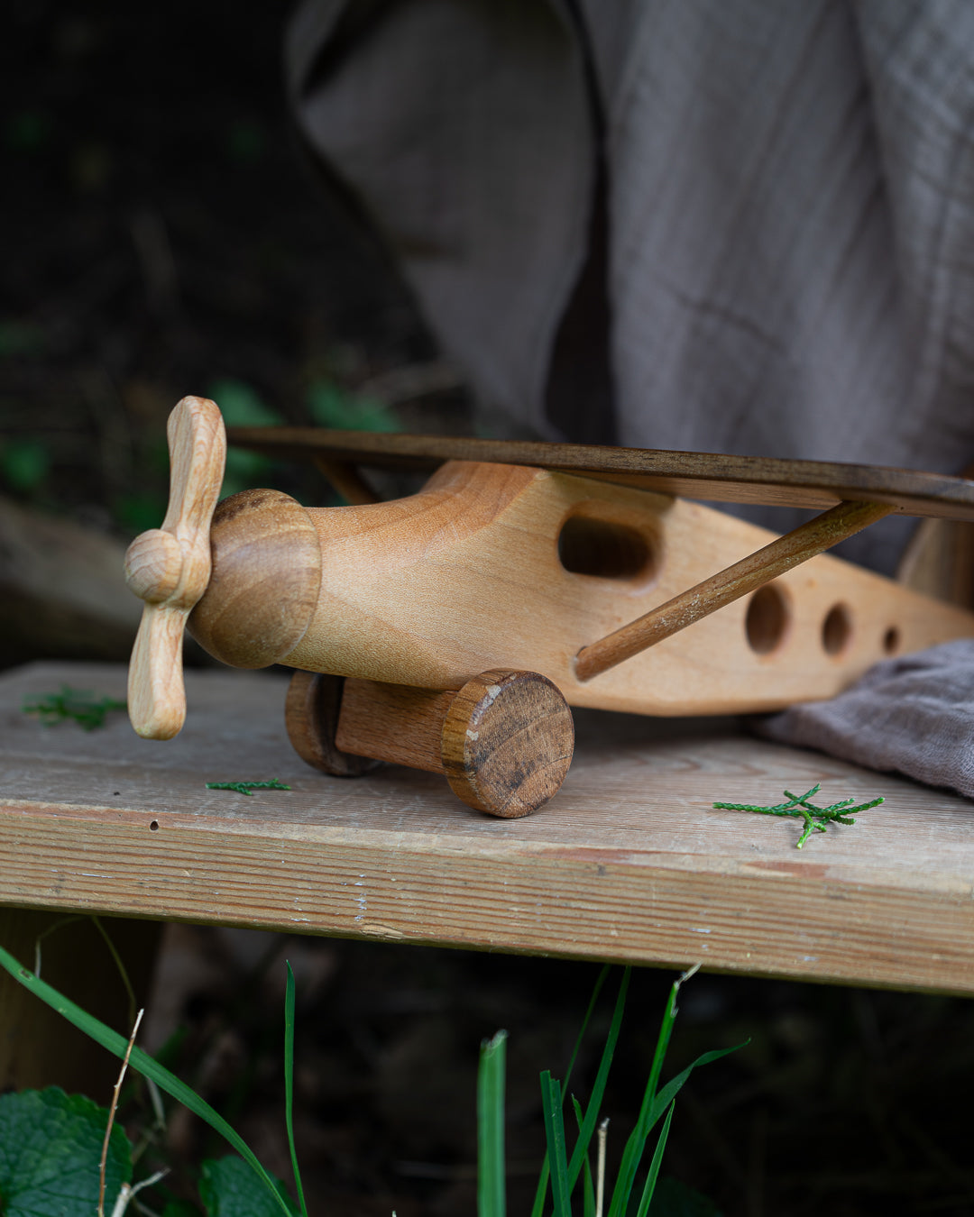 Wooden Play Aeroplane