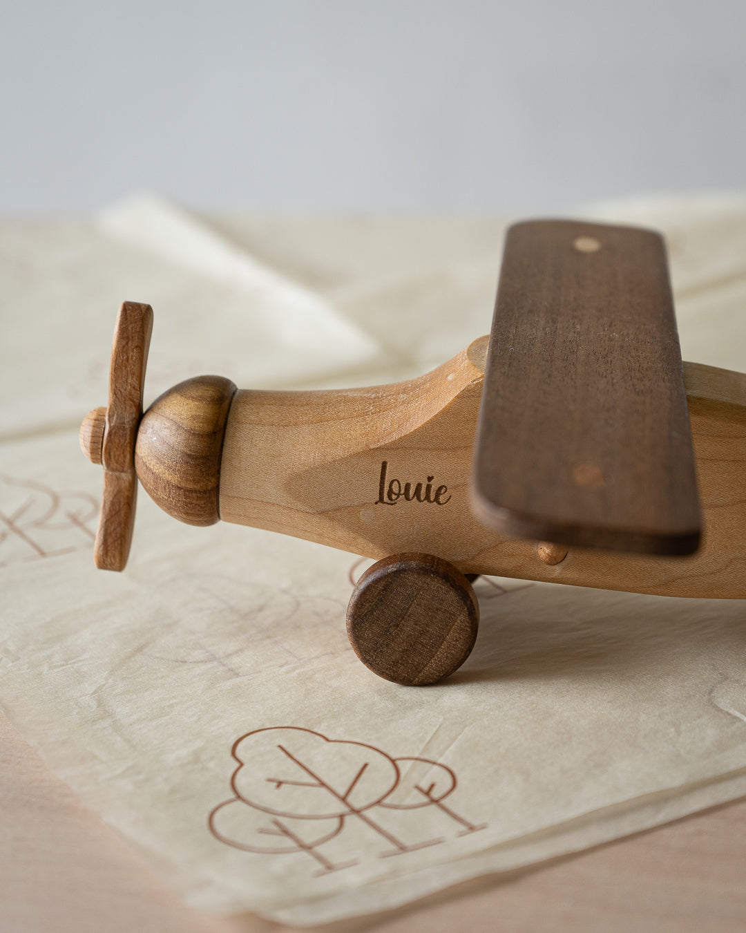 Wooden Play Aeroplane