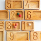 Number Wooden Counting Boards, Maths Number Trays - Equal Size