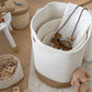 Set of 3 Large Cotton Rope Baskets for Toy Storage and Nursery Decor