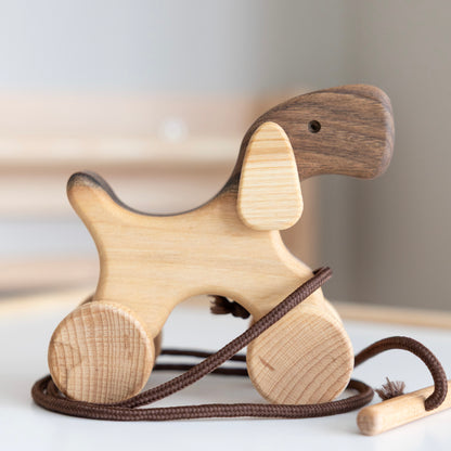 Wooden Pull Along Animal