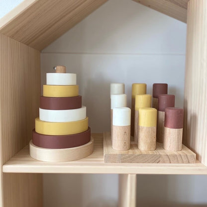Forest Wooden Stacking Pyramid