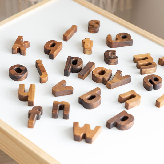 Wooden Alphabet Letters - Lowercase