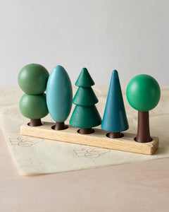 Wooden Play All Seasons Trees Set