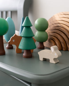 Wooden Play Woodland Trees Set,