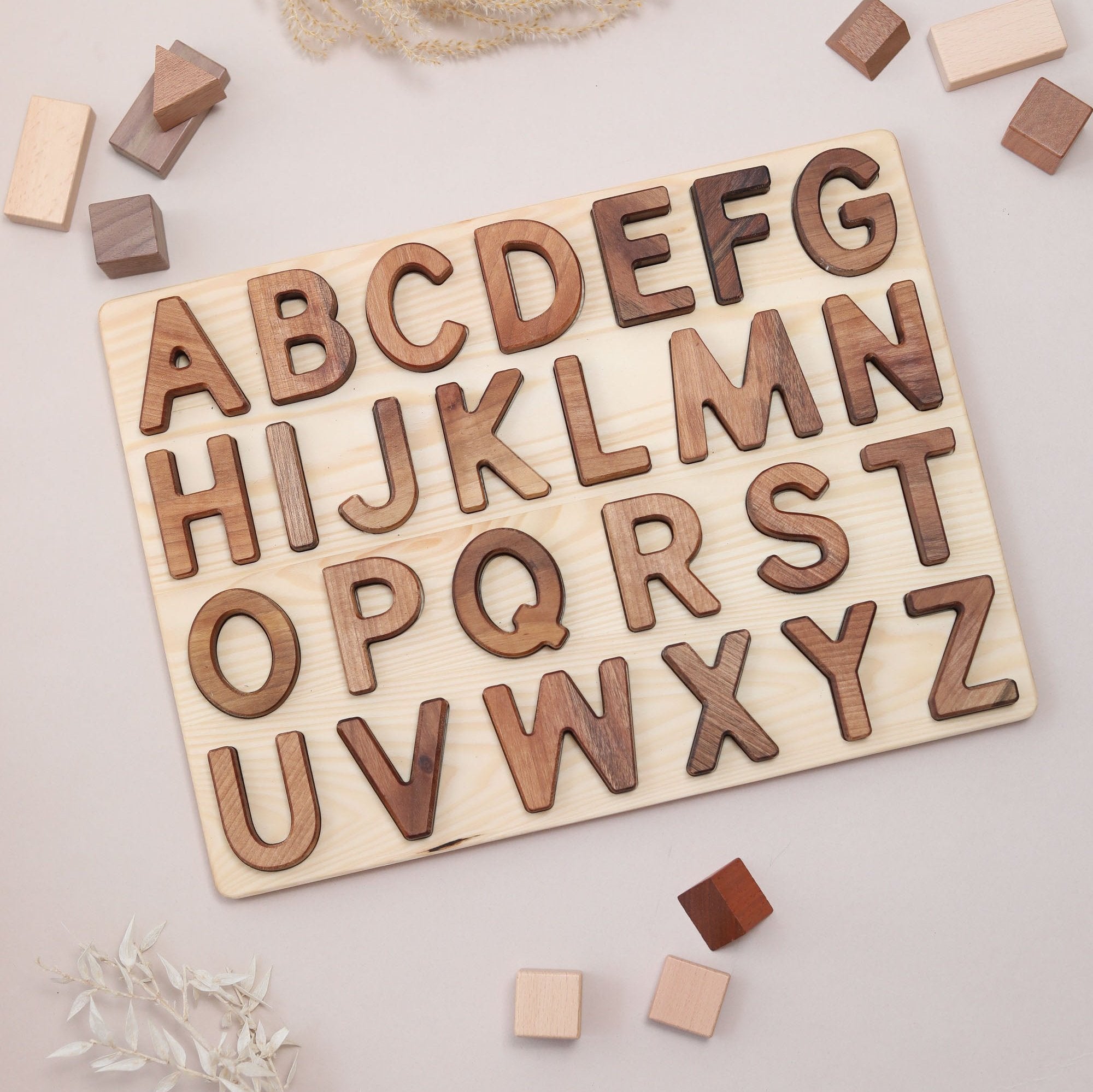 Alphabet Puzzle Board - Upper Case