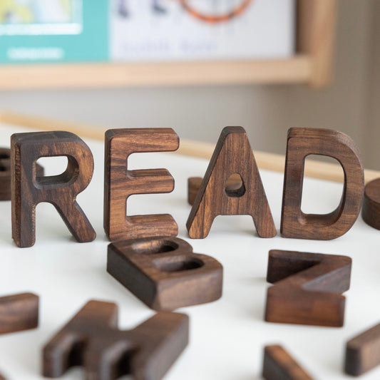 Wooden Alphabet Letters - Uppercase