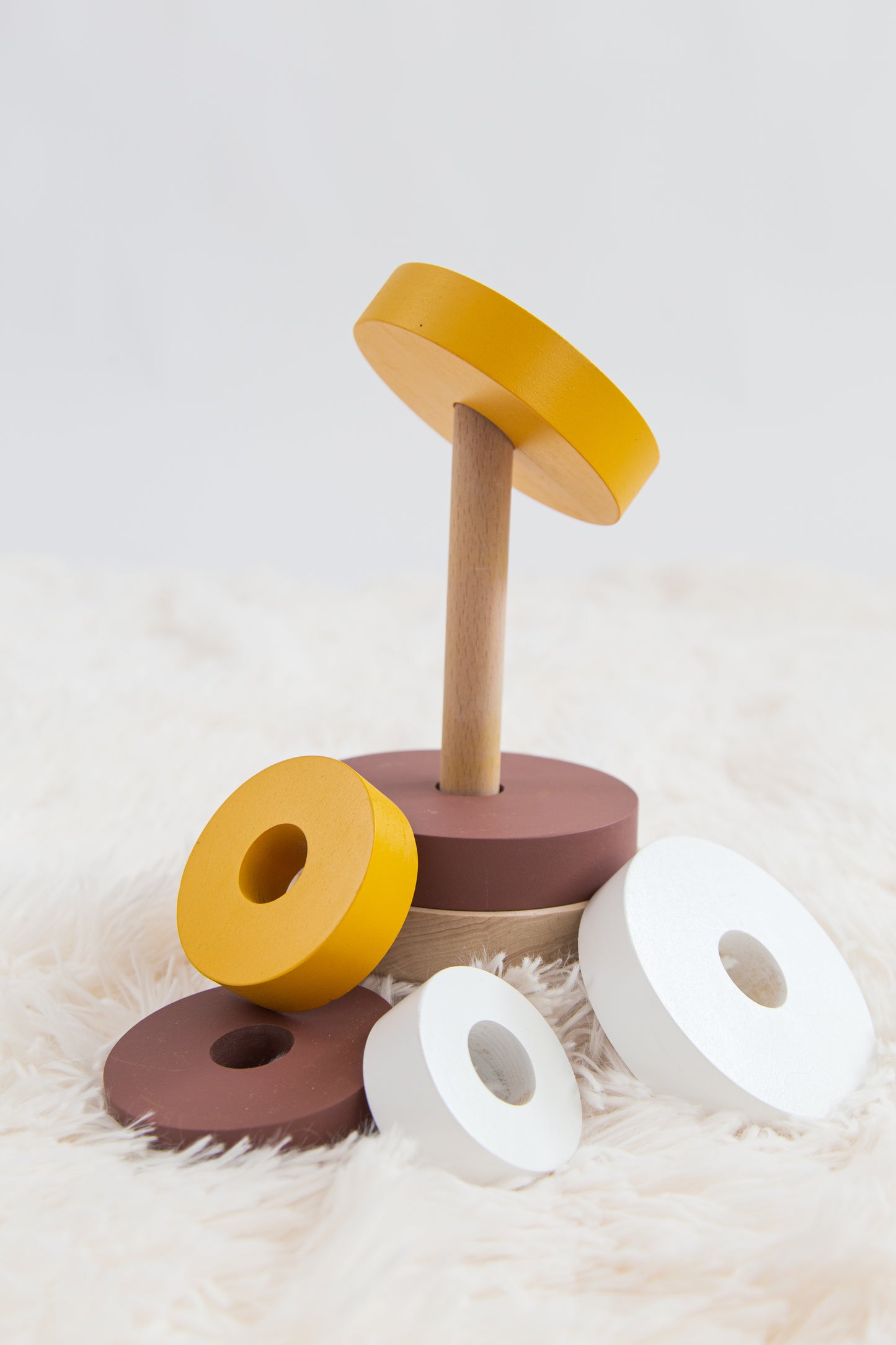 Perfectly Imperfect Forest Wooden Stacking Pyramid