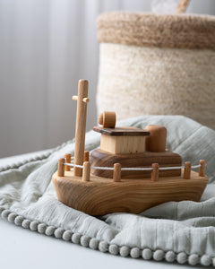 Wooden Play Sail Boat