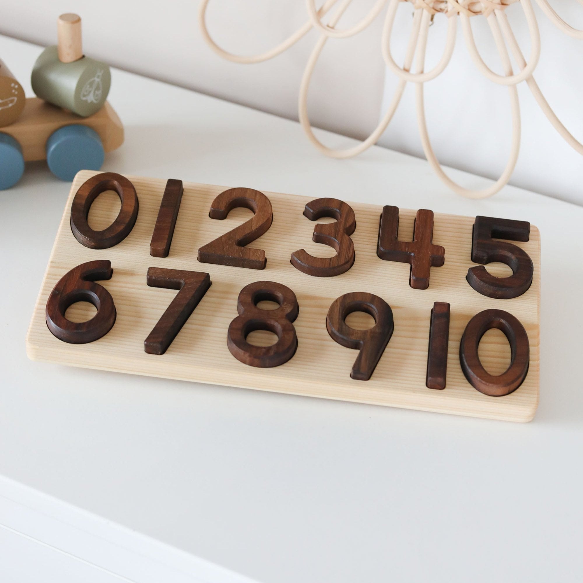 Wooden 1-10 Number Puzzle