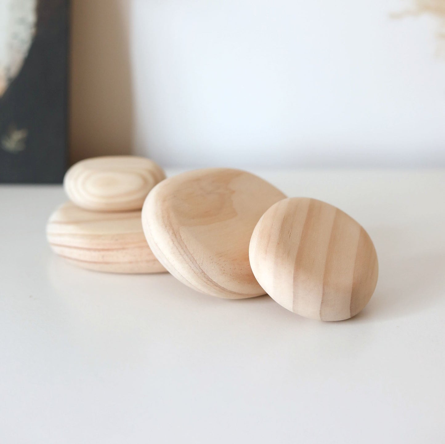 Natural Flat Pebble Stacking Stones