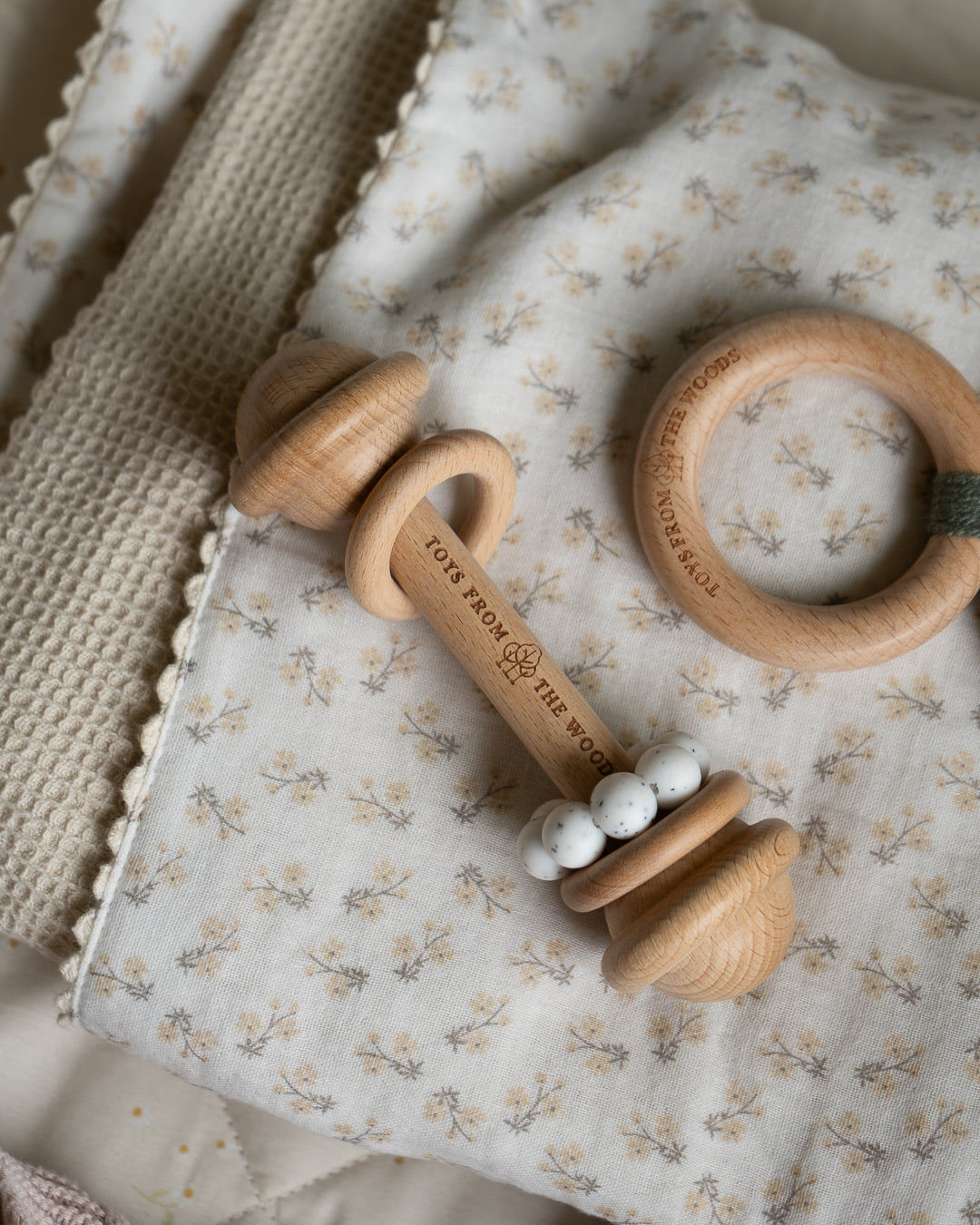 Wooden Chunky Baby Rattle