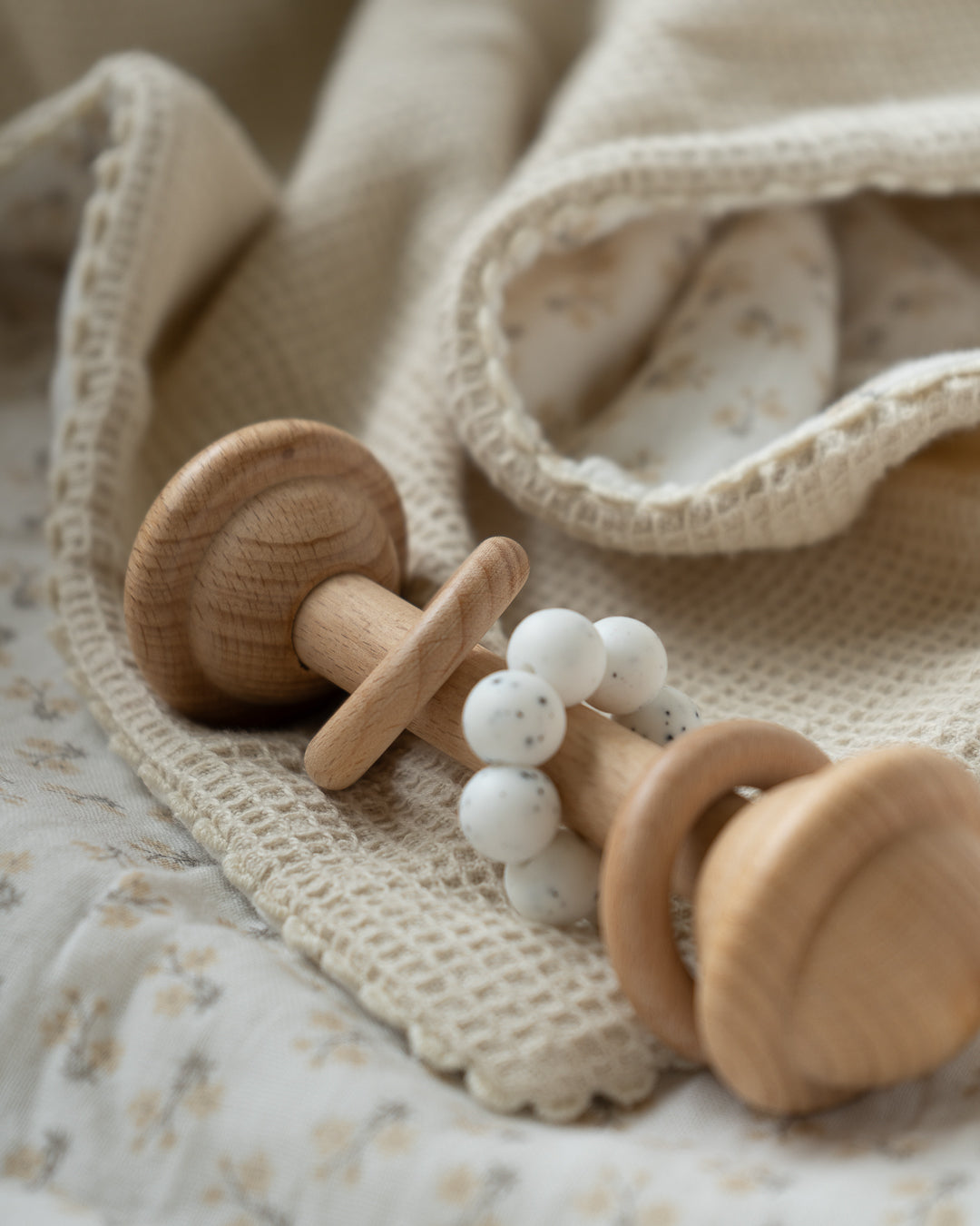 Wooden Chunky Baby Rattle