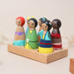 Princess Theme Peg Dolls Set of 6