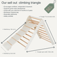 Montessori Furniture Indoor Foldable Climbing Triangle and Slide