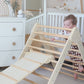 Indoor Foldable Climbing Triangle and Slide, Montessori Toddler Climbing Gym