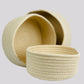 Set of 3 Cotton Rope Baskets, Toy Storage / Montessori Shelf Baskets