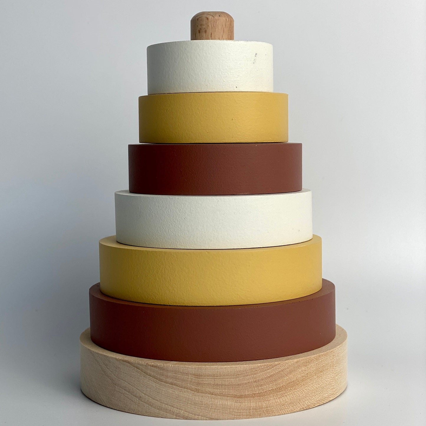 Forest Wooden Stacking Pyramid & Peg Board Sorter