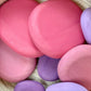 Pink Flat Pebble Stacking Stones