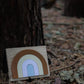 Brown Wooden Rainbow Puzzle Board, Nursery Decor