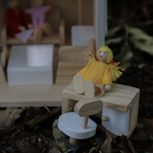 Doll House Wooden Family