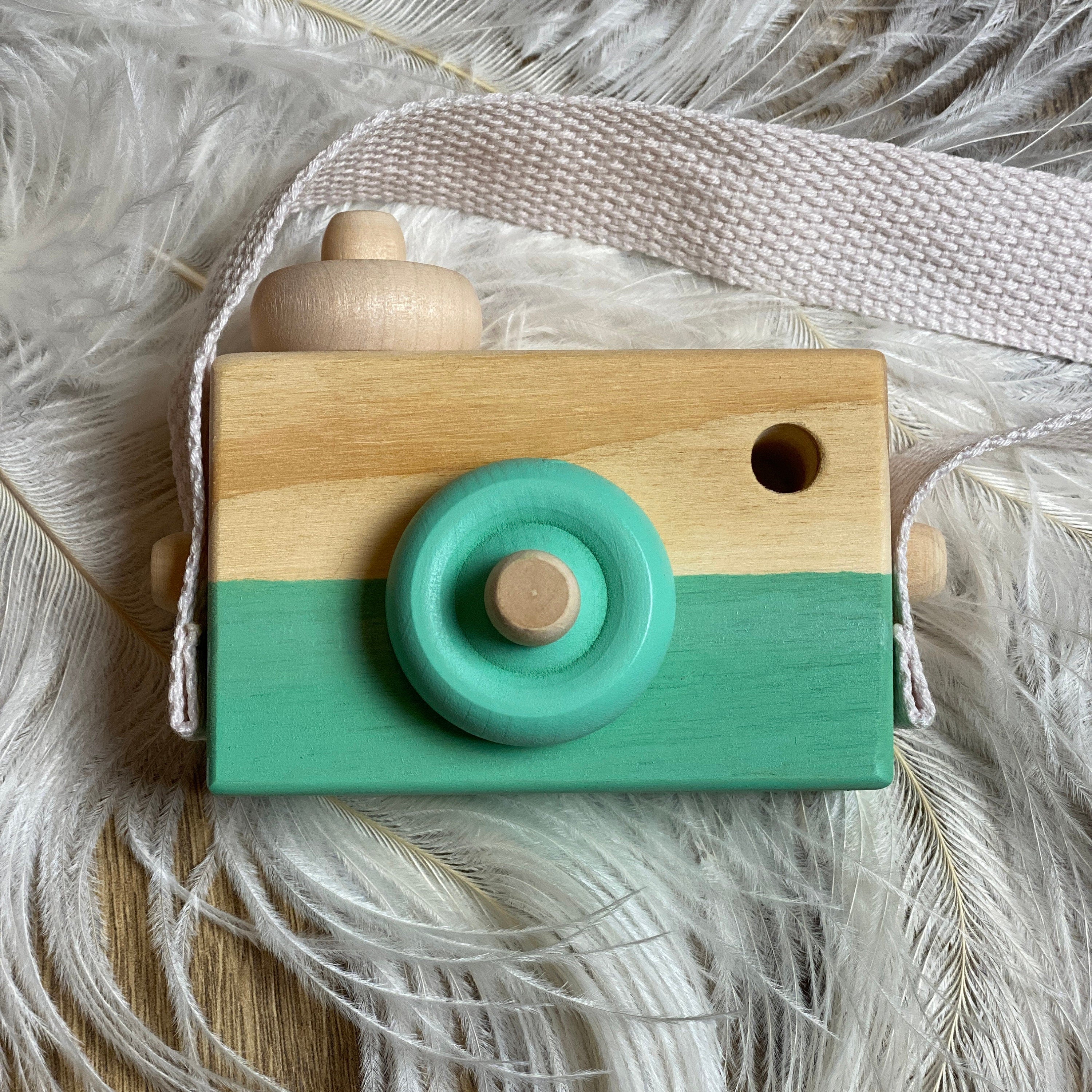 Wooden Toy Camera, Nordic Nursery Decor